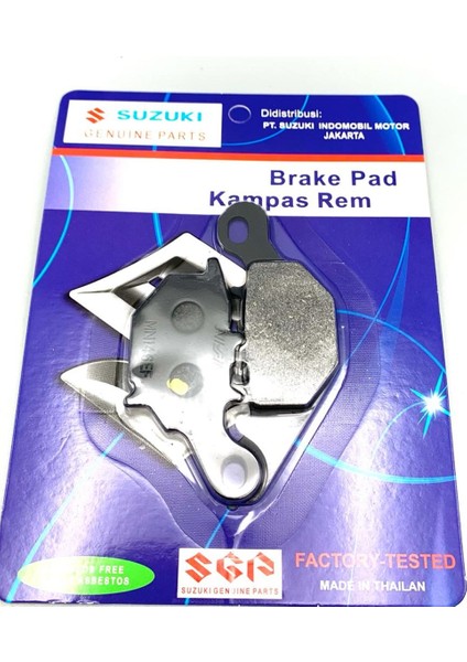 Suzuki Adress 110 Orjinal Ön Fren Organik 1 Takım Balata