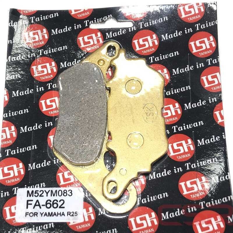 YAMAHA R25 DİSK BALATASI ARKA FA 662 TAKIM TAİWAN YAMAHA R25 DİSK BALATASI ARKA FA 662 TAKIM TAİWAN