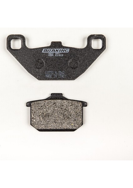 Braking 662SM1 1988-1995 Kawasaki Vn 1500 Uyumlu Arka Fren Balatası Yarı Metalik Balata
