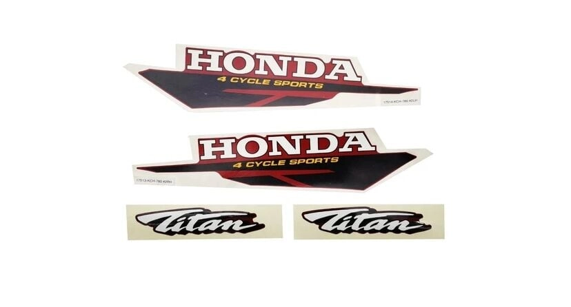 Honda Titan Etiket Takımı Siyah (1996-99) Honda Titan Etiket Takımı Siyah (1996-99)