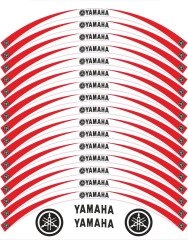 Yamaha YS 125 Jant Şeridi Beyaz - Kırmızı Yamaha YS 125 Jant Şeridi Beyaz - Kırmızı