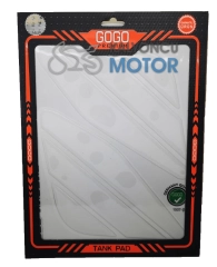 Motosiklet Depo Yan Pad Uzun 6 Parça Şeffaf Motosiklet Depo Yan Pad Uzun 6 Parça Şeffaf