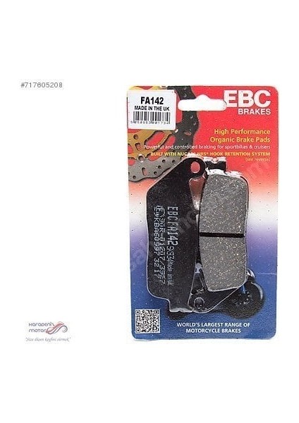 Suzuki Gsxr 250 Ön Fren Balatası Ebc MOTO11