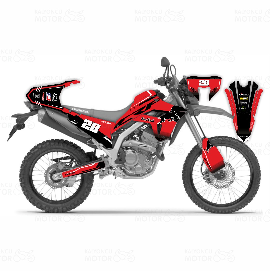 Honda CRF250L v2 Black Bull Design (2023-2025) Honda CRF250L v2 Black Bull Design (2023-2025)