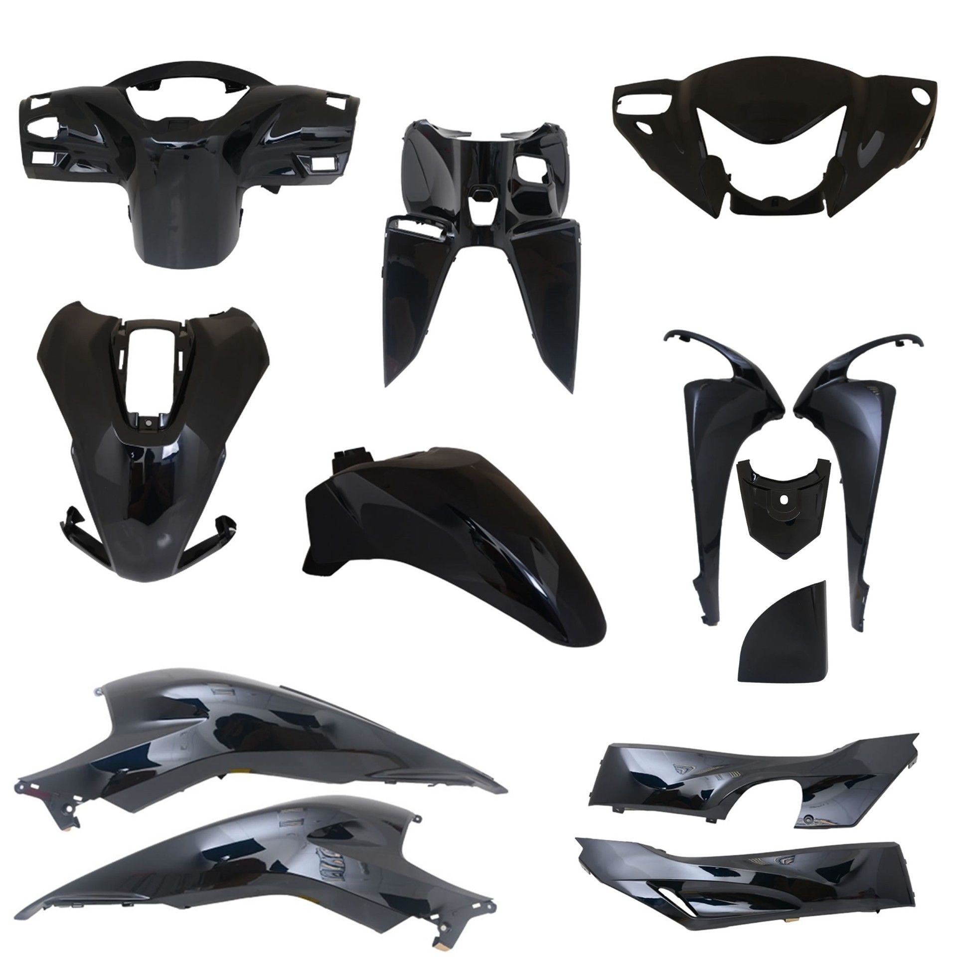 Honda Dio 110 Siyah Kaporta Seti Honda Dio 110 Siyah Kaporta Seti