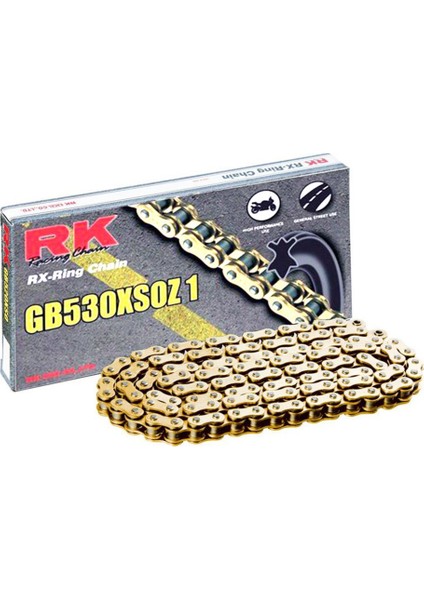 RK Kawasaki ZZR 1400 X-Ring Zincir Gb 530 Xso 118L (2011-2018)