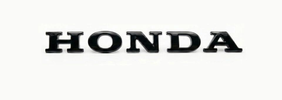 Honda Gold Wing GL 1800 Silindir Kafa Amblem Parlak Siyah