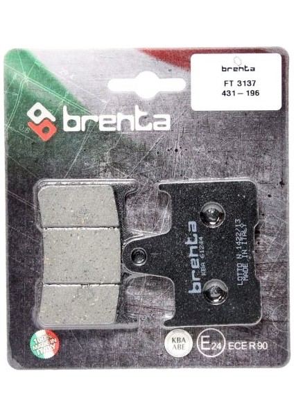 Brenta Kawasaki GTR 1400 Disk Fren Balata Arka (2007)