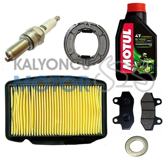 Honda CBF 150 6 Parça Bakım Seti Honda CBF 150 6 Parça Bakım Seti