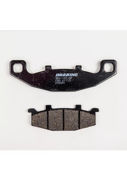 Braking 698SM1 1991-2007 Kawasaki Kle 500 Uyumlu Ön Fren Balatası Yarı Metalik Balata