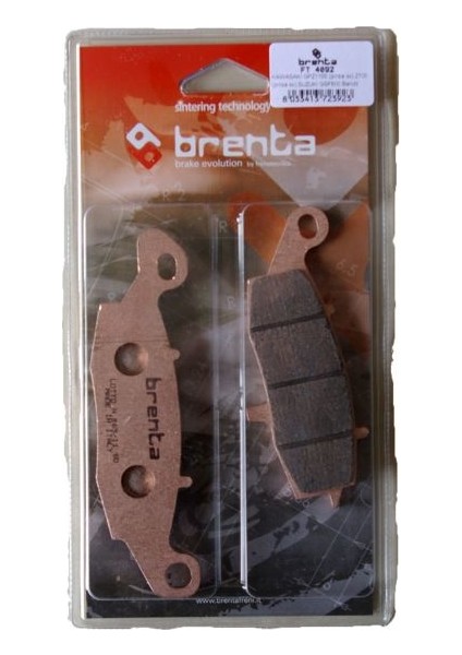 Brenta Kawasaki VN 900 CLASSIC Disk Sinter Metal Fren Balata Ön (2006-2017)