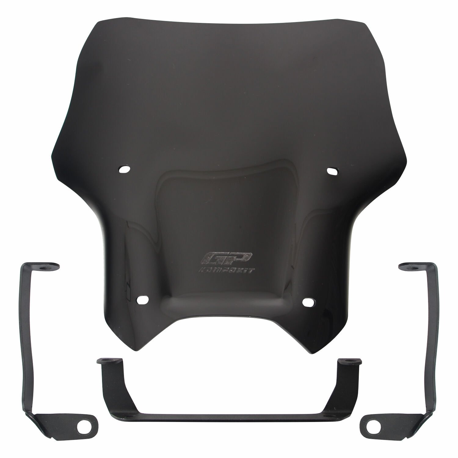 CF Moto 250 NK Spor Ön Cam Siyah 2023-2025 33 cm.