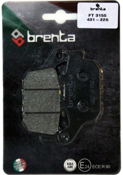 Brenta Kawasakı Kle Versys Lt 650cc 15-15 Arka Fren Balatası Brenta Orga