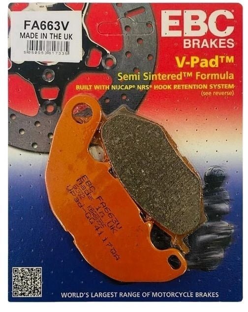 Yamaha MT 25 Ön Fren Balatası EBC (Yarı Sinter) Yamaha MT 25 Ön Fren Balatası EBC (Yarı Sinter)