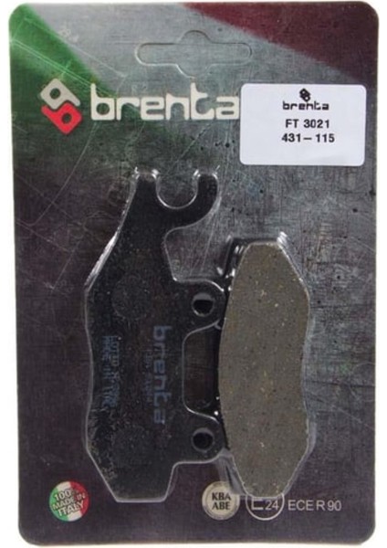 Brenta Kawasaki Z 300 Arka Fren Balata Brenta (Made In Italy)