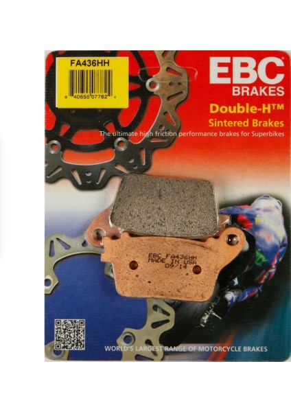 Ebc Kawasaki H2R Nınja Sinterli Ön Fren Balata Ebc