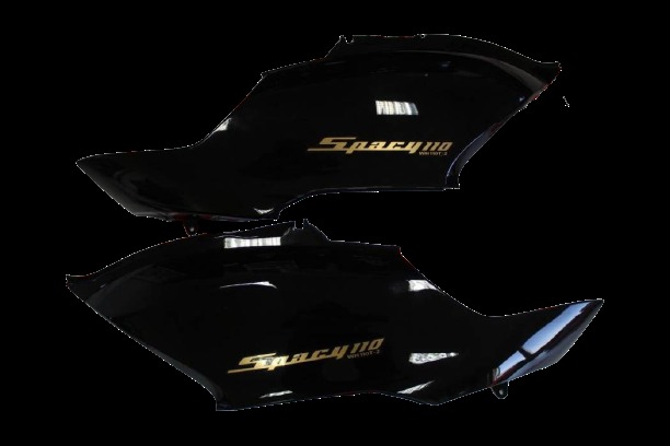 SPACY 110 SELE ALTI YAN KAPAK TAKIM SİYAH OEM