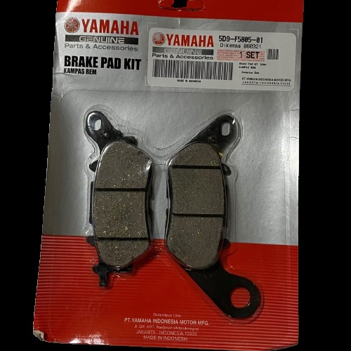 Yamaha Delight Arka Fren Disk Balatası Orijinal 5D9-F5805-01 Yamaha Delight Arka Fren Disk Balatası Orijinal 5D9-F5805-01