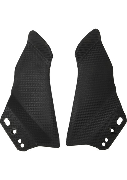 Quartz Realm Motosiklet Fairing Ön Aerodinamik Kanatlar Kawasaki H2 Zx-6r Honda CBR650R Için Karbon Fiber Ön Cam Kaplama Kanadı (Yurt Dışından)