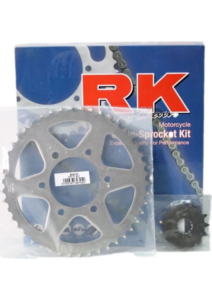 RK Kawasaki EX 650 NINJA Rk Ön Arka Dişli 520 - 15/46 T (2013-2016)