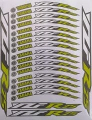 Yamaha YZF R25 Jant Şeridi Beyaz Yamaha YZF R25 Jant Şeridi Beyaz