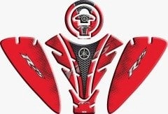 Yamaha YZF R25 Kırmızı Tank Pad Set 4 Parça 2019 ve Sonrası Yamaha YZF R25 Kırmızı Tank Pad Set 4 Parça 2019 ve Sonrası