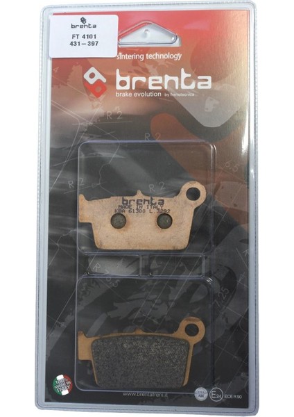 Brenta Kawasaki KX 450 F Disk Sinter Metal Fren Balata Arka (2006) Brenta Kawasaki KX 450 F Disk Sinter Metal Fren Balata Arka (2006)