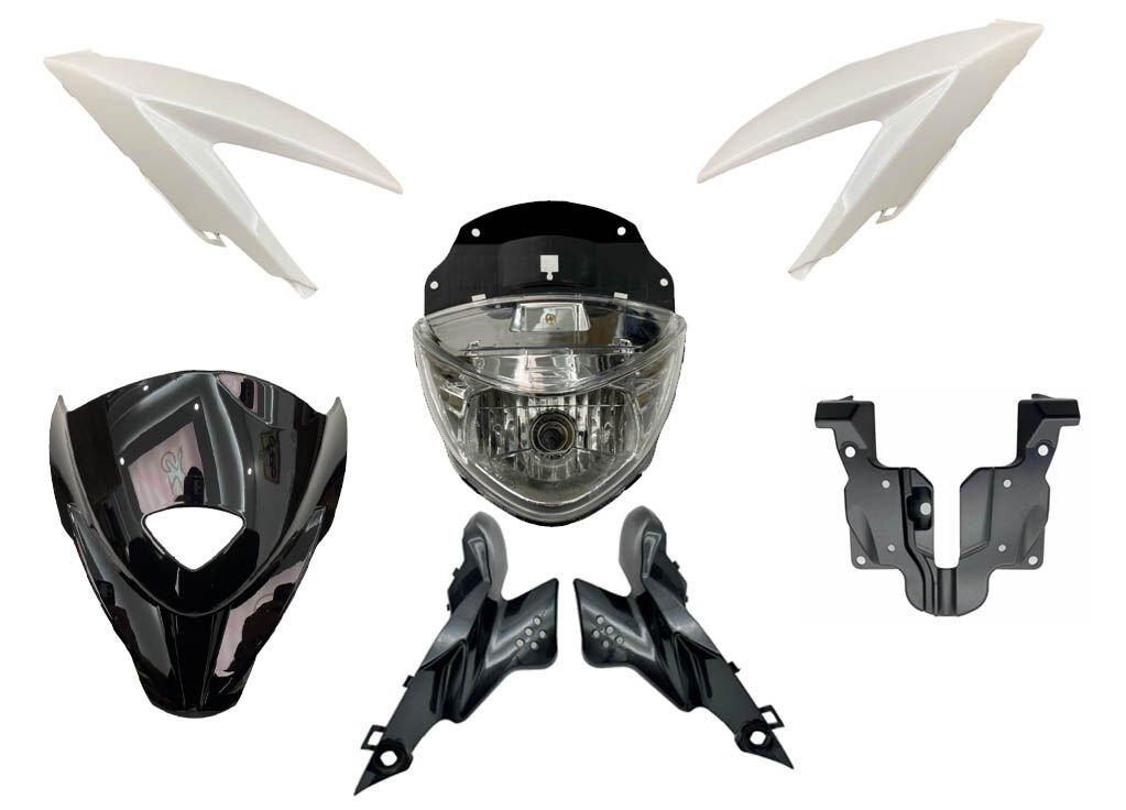 Mondial Drift 125 L Beyaz Kafa Grenaj Takımı