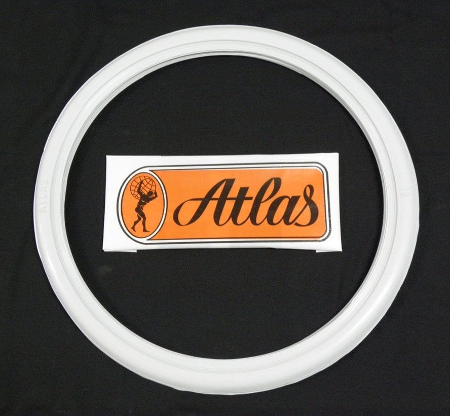 Motosiklet 18’’ Kalın Beyaz Yanak ATLAS