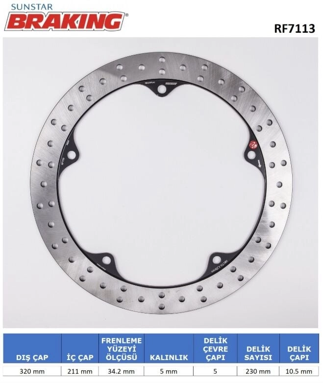Honda NC 700-750 Braking Ön Fren Diski