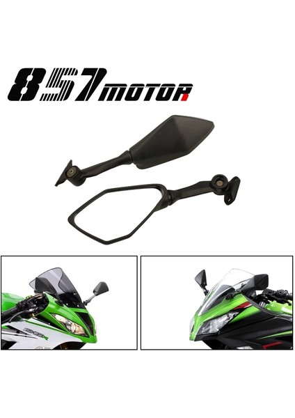 Pengfushop5 Motosiklet Yan Dikiz Dikiz Aynaları Kawasaki Ninja 300REX300 Abs Ninja Zx-6r 636 ZX6R (Yurt Dışından) Pengfushop5 Motosiklet Yan Dikiz Dikiz Aynaları Kawasaki Ninja 300REX300 Abs Ninja Zx-6r 636 ZX6R (Yurt Dışından)