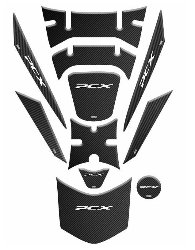 Honda PCX 125 2018 Tank Pad Sticker Seti 11 PCS-002 Honda PCX 125 2018 Tank Pad Sticker Seti 11 PCS-002