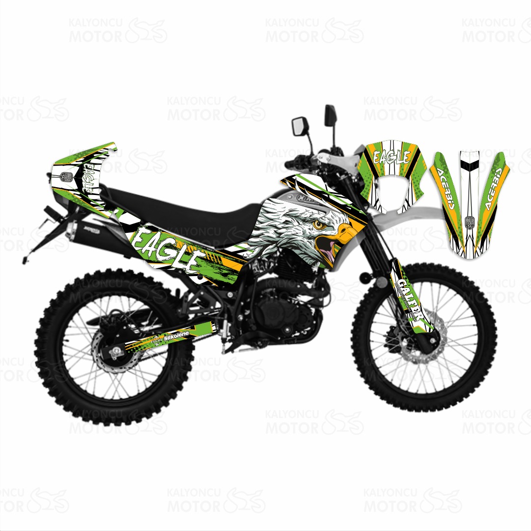 Mondial X-Treme Max 150 Eagle Design Sticker Set