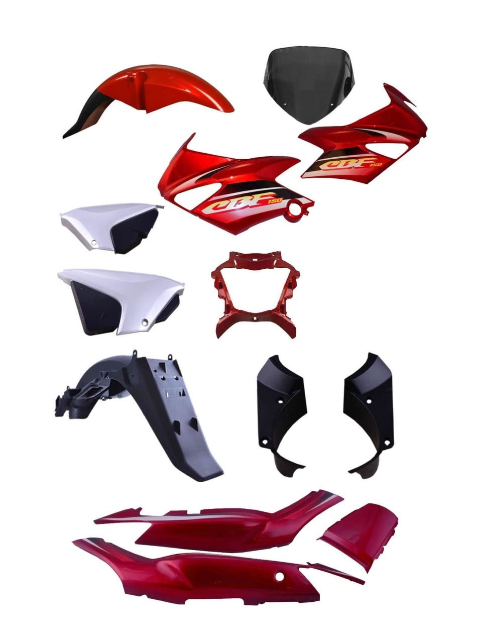 Honda CBF 150 Kırmızı Grenaj Seti - Kaporta Seti Honda CBF 150 Kırmızı Grenaj Seti - Kaporta Seti