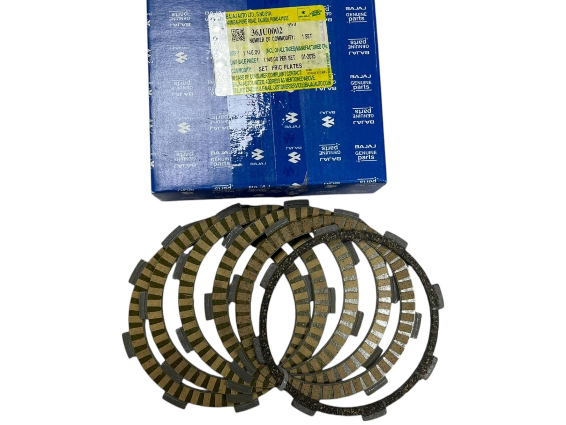 Bajaj Pulsar Ns 200 Debriyaj Balatası Takım Orijinal 36JU0002 Bajaj Pulsar Ns 200 Debriyaj Balatası Takım Orijinal 36JU0002