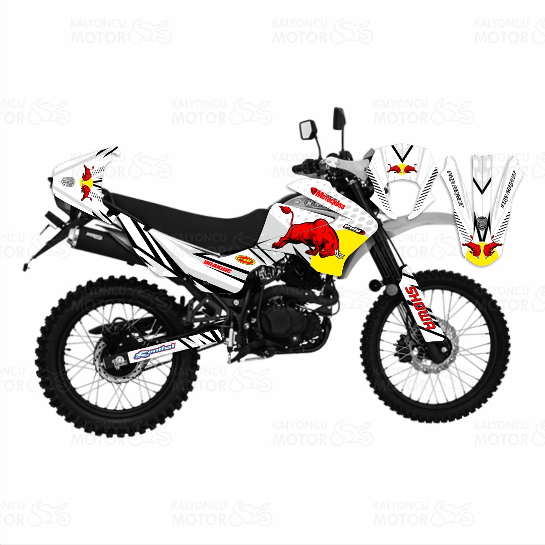 Mondial X-Treme Max 150 Bull Desing Sticker Set Mondial X-Treme Max 150 Bull Desing Sticker Set