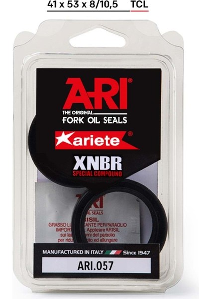 Ariete Arıete Kawasaki Z800 E (2013-2015) Ön Amörtisör Yağ Keçesi 41X53X8/10,5