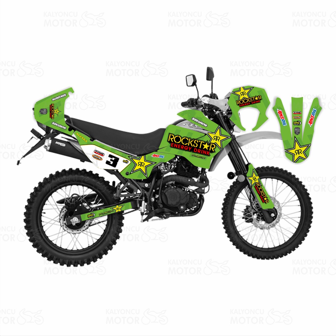 Mondial X-Treme Max 150 Rockstar Sticker Set Mondial X-Treme Max 150 Rockstar Sticker Set