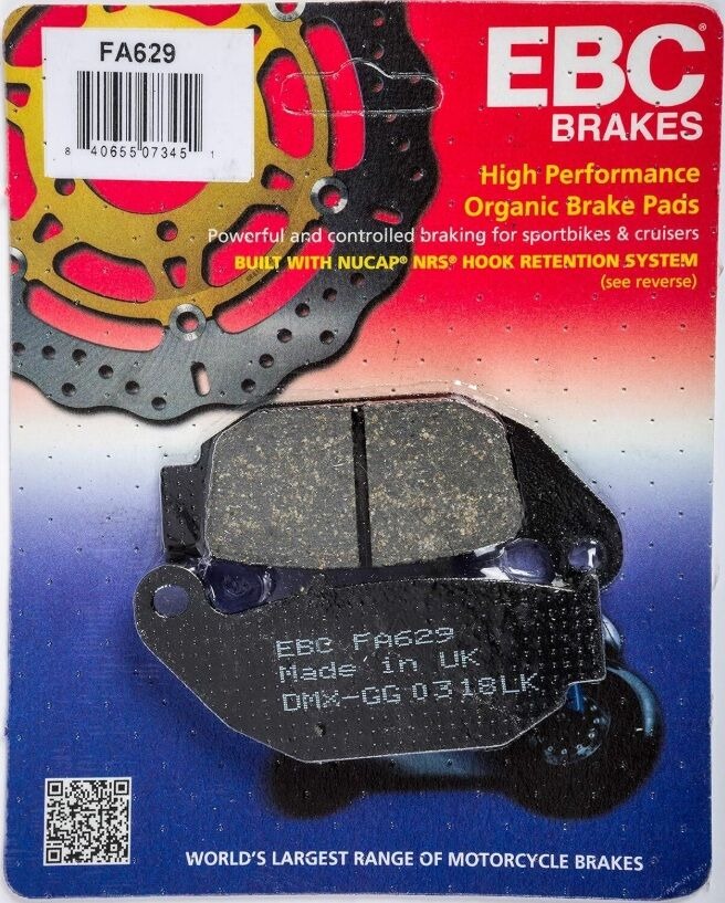CF Moto 450 SR EBC Arka Fren Balatası CF Moto 450 SR EBC Arka Fren Balatası