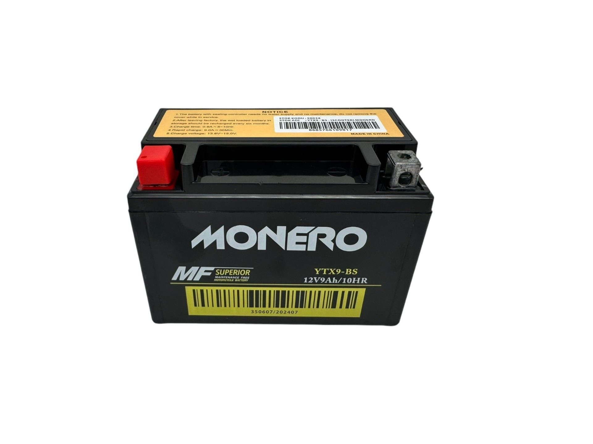 RKS Freccia 150 Monero Akü RKS Freccia 150 Monero Akü