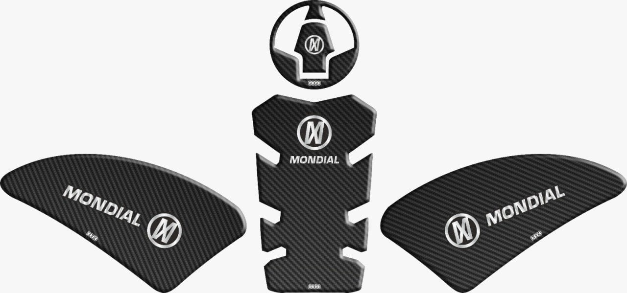 Mondial Drift 125 L Tank Pad Karbon
