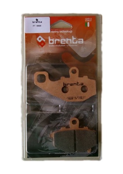 Brenta Kawasaki Z 1000 SX Disk Sinter Metal Fren Balata Arka (2014-2016)