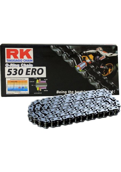 RK Kawasaki ZZR 1400 O-Ring Zincir 530 Ero 118L (2011-2018)