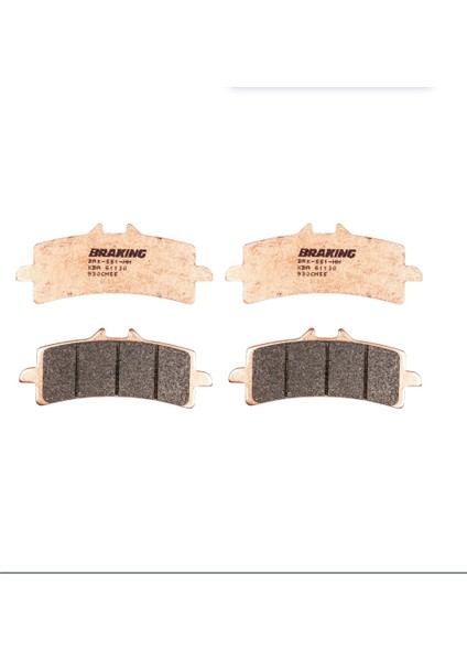 Braking Kawasakı ZX-10R 1000 2016-2020 Sinterli Ön Fren Balata Braking 2 Takım M007760