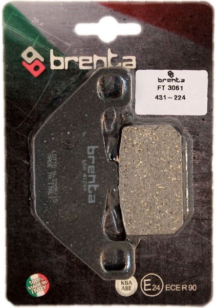 Brenta Kawasaki Vn 750 Vulcan Ön Fren Balata Brenta (Made In Italy)