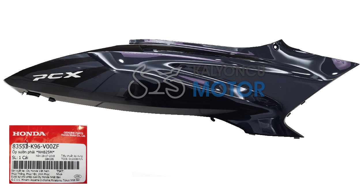 Honda PCX 125 Sağ Arka Kapak Siyah 2018-2020 Honda PCX 125 Sağ Arka Kapak Siyah 2018-2020