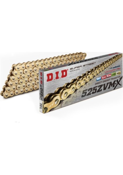 DID DID-525ZVM-X (GOLD)-114 Zincir Kawasakı ZX-10R 1000CC (2016-2020) DID DID-525ZVM-X (GOLD)-114 Zincir Kawasakı ZX-10R 1000CC (2016-2020)