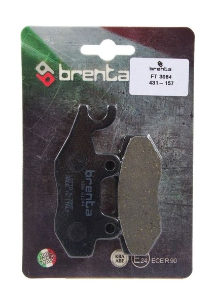 Brenta Kawasakı Ninja 300 Ön Fren Organik 1 Takım Balata Brenta