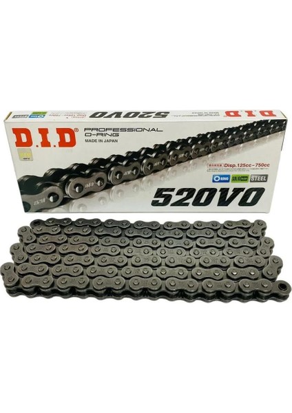 DID 520-112ORING 2006-2010 Kawasaki Kx 250F Uyumlu Zincir Vx3 Oring Çelik Renk DID 520-112ORING 2006-2010 Kawasaki Kx 250F Uyumlu Zincir Vx3 Oring Çelik Renk
