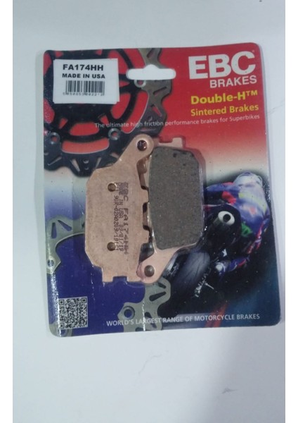 Ebc Fren Balatası Sinter FA174HH 2007-2009 Kawasaki Z 1000 Uyumlu